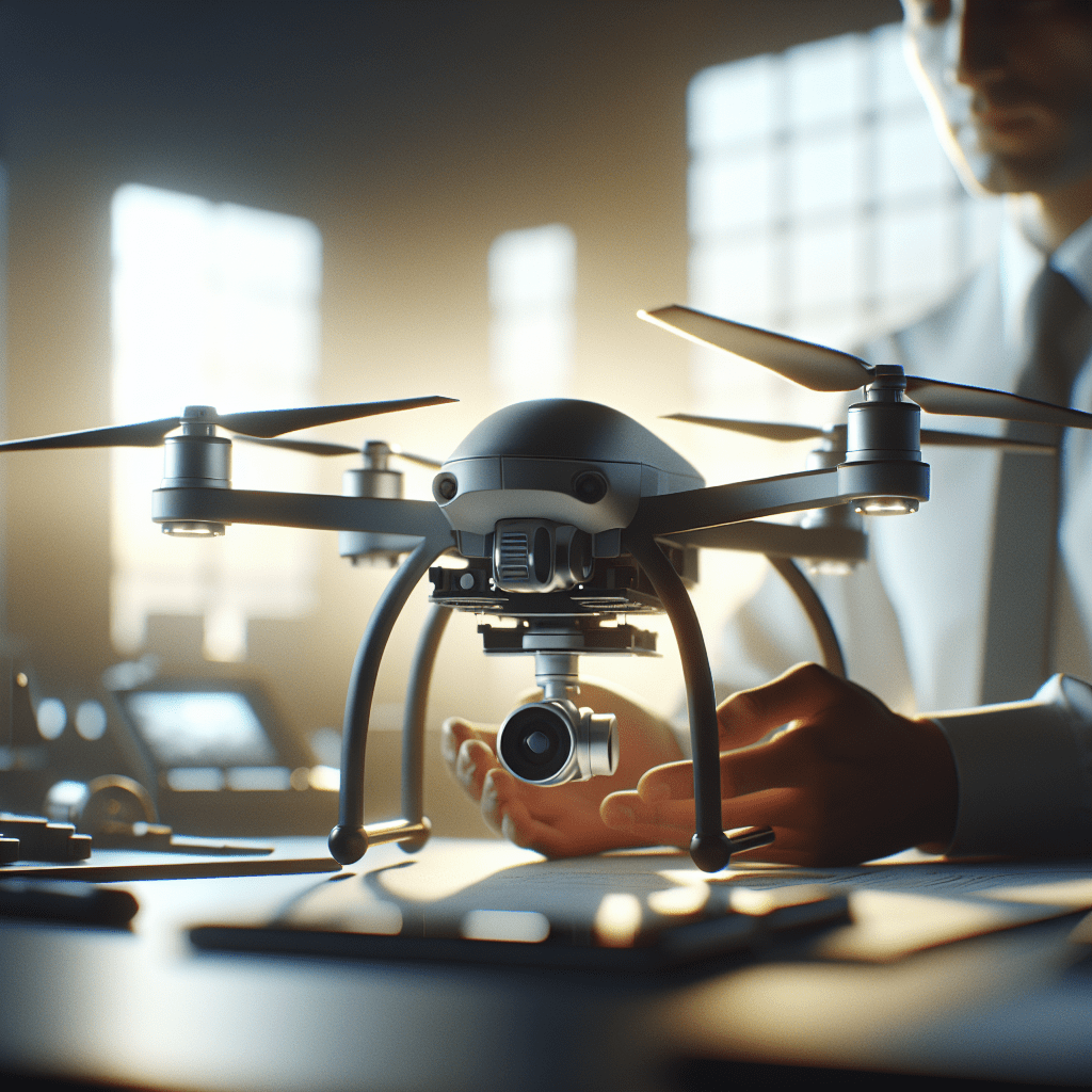 Aerial view of drone advertising campaign showcasing brand visibility through innovative drone solutions.