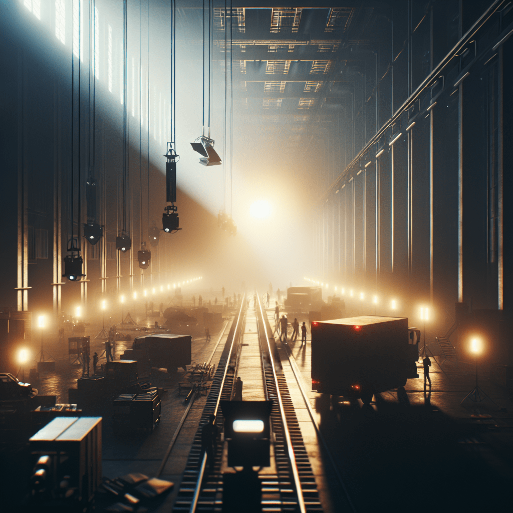 Drone Archaeology image showing UAV capturing aerial view of a historic excavation site with researchers analyzing the ruins below.