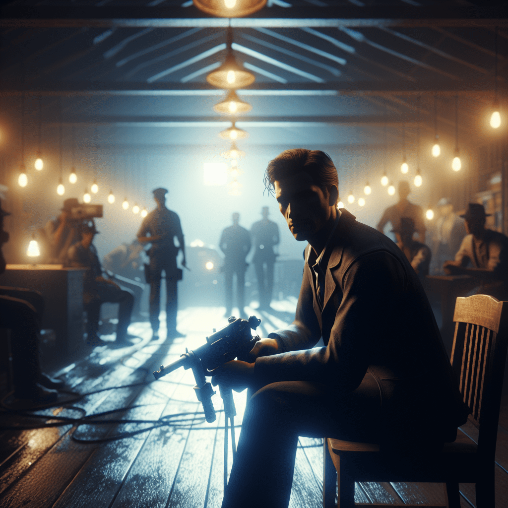 Futuristic drone flying over terrain with sensor data overlays representing drone sensor technology and autonomous navigation capabilities.