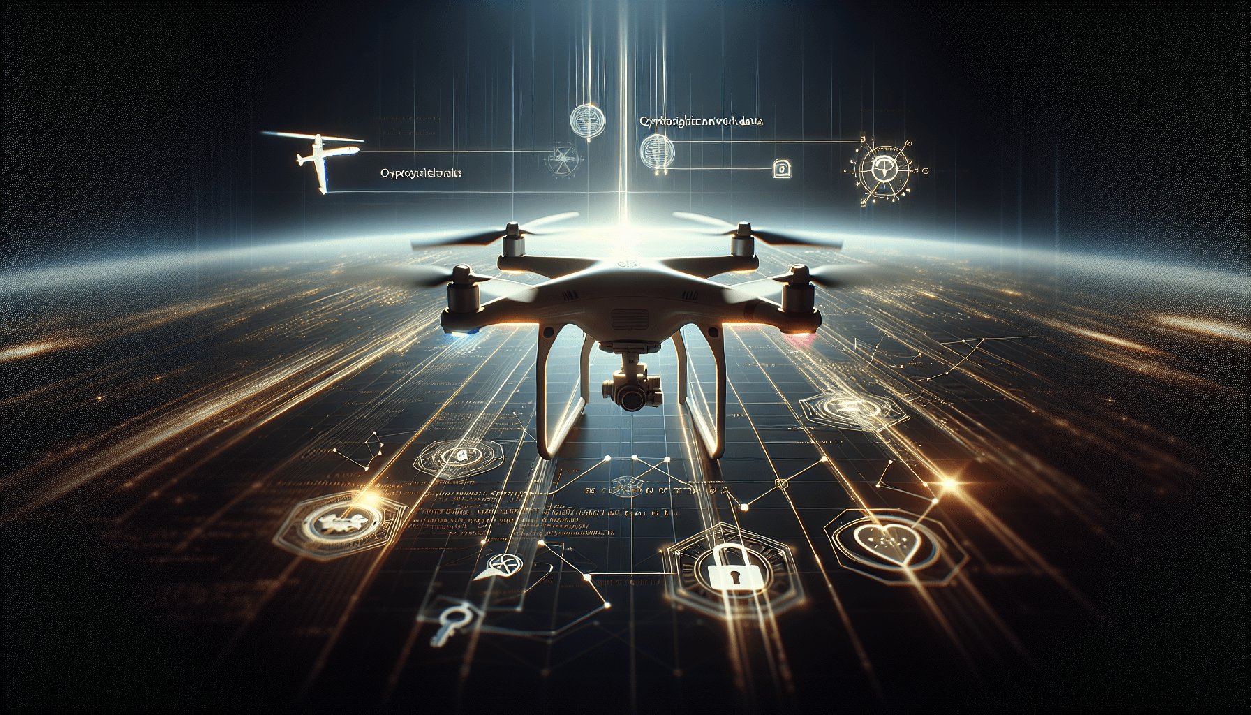 An infographic on drone data security best practices.