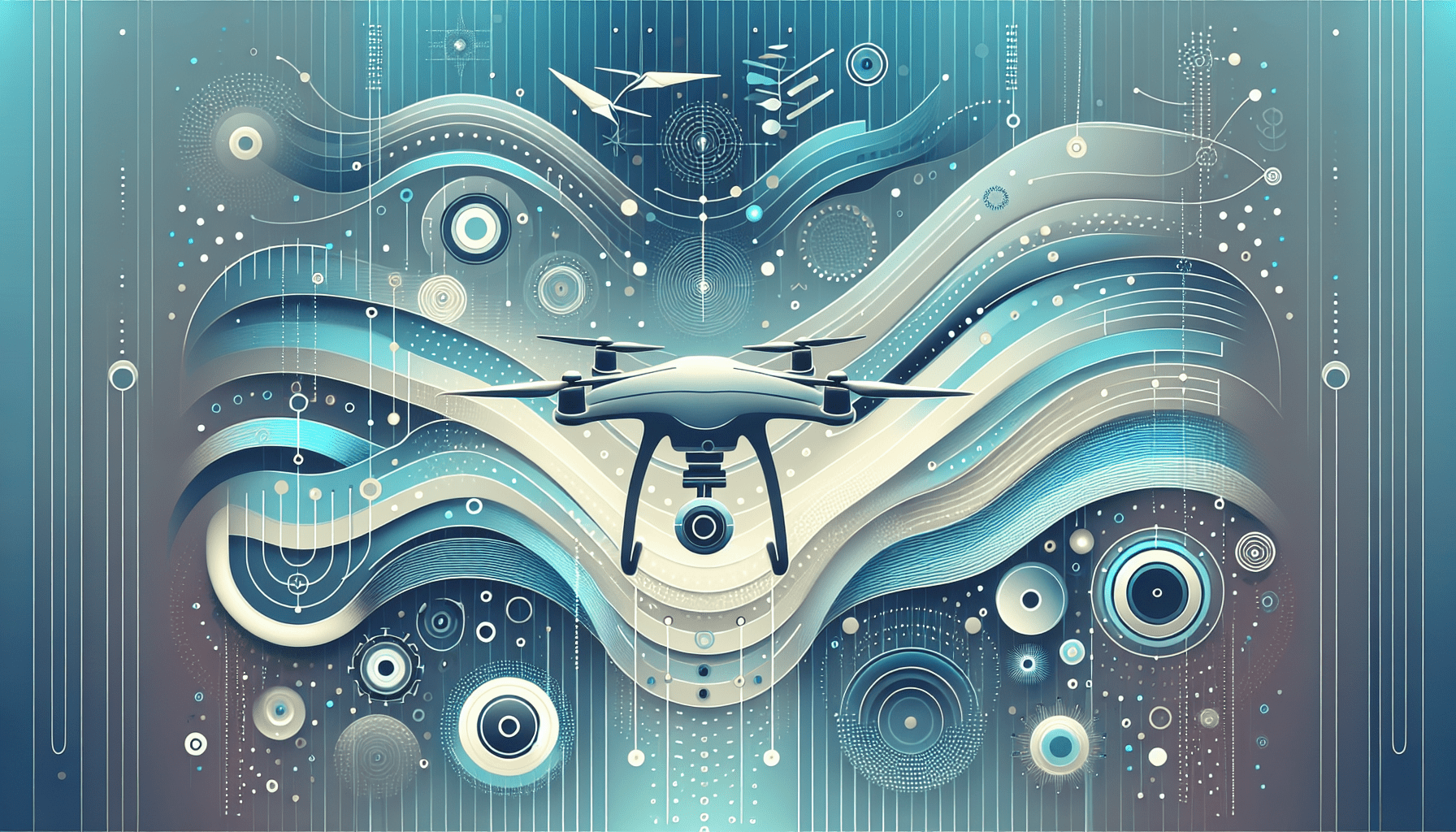 Graphical representation of key ROI Strategies for drone investment including cost benefits, operational efficiency, and smart budgeting.