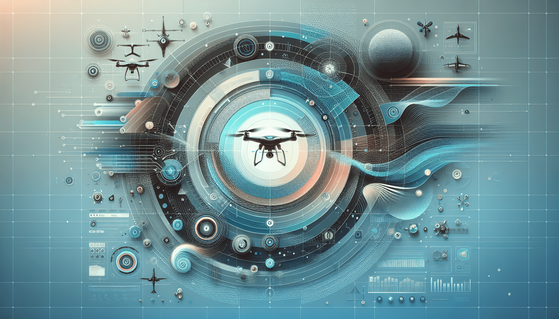 Visual representation of UK Drone Regulation compliance with operators preparing for legal flight.