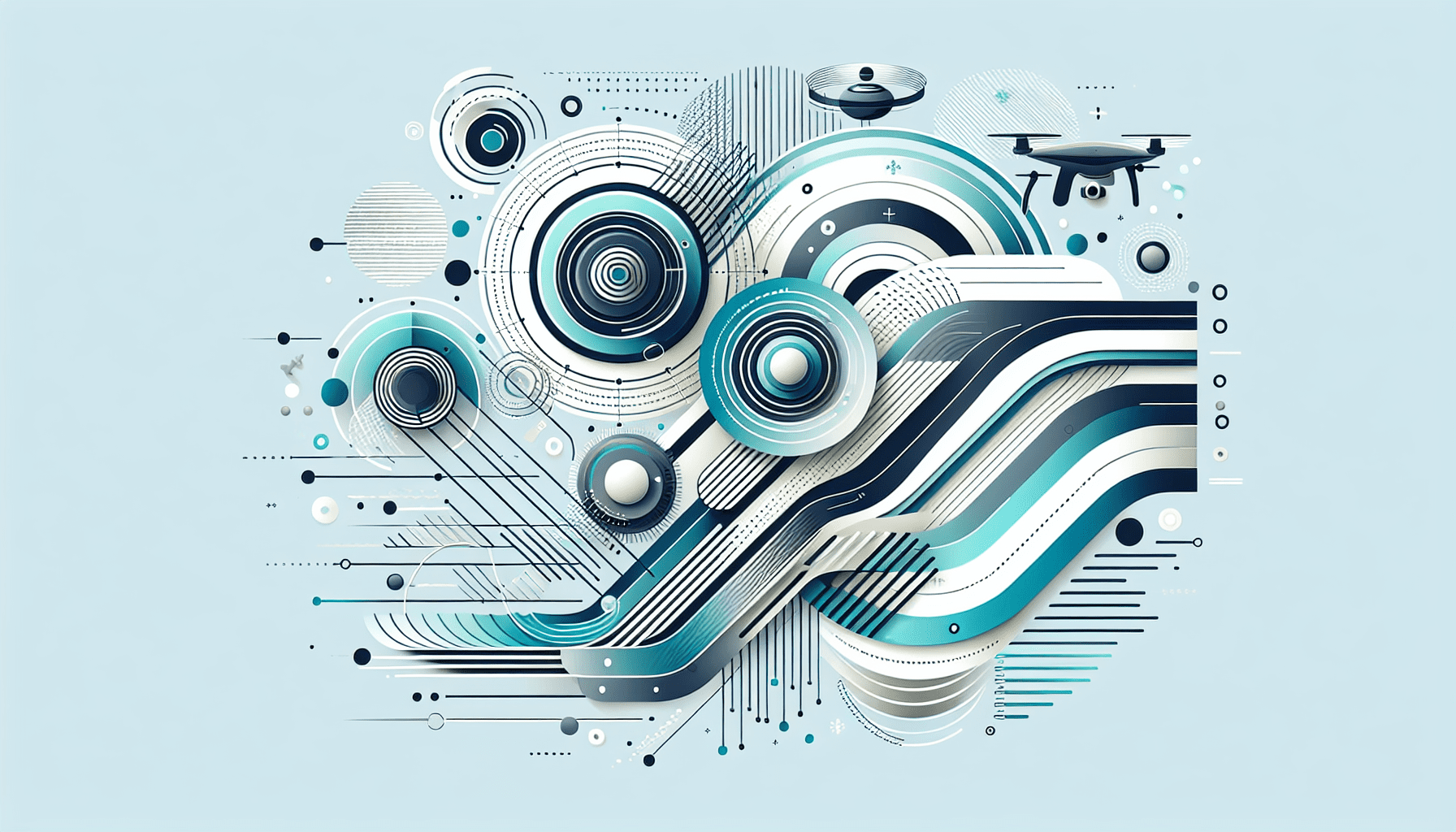 Visual showing Aero 3 Lite drone in flight near a content creator, meant to illustrate why it's ideal for social media posts