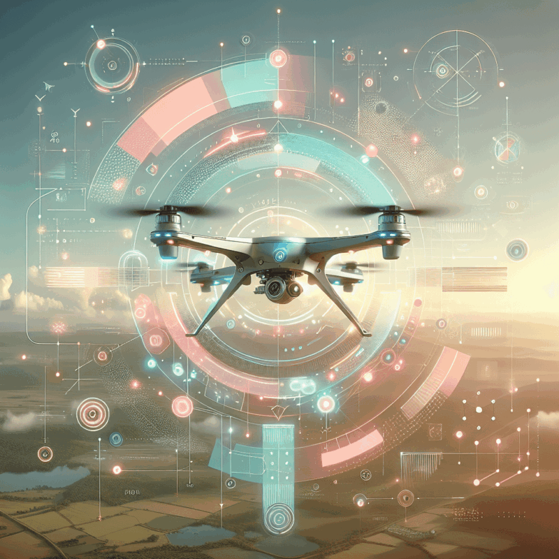 Modern drone demonstrating Obstacle Avoidance using AI and sensors to safely dodge outdoor obstacles during flight.