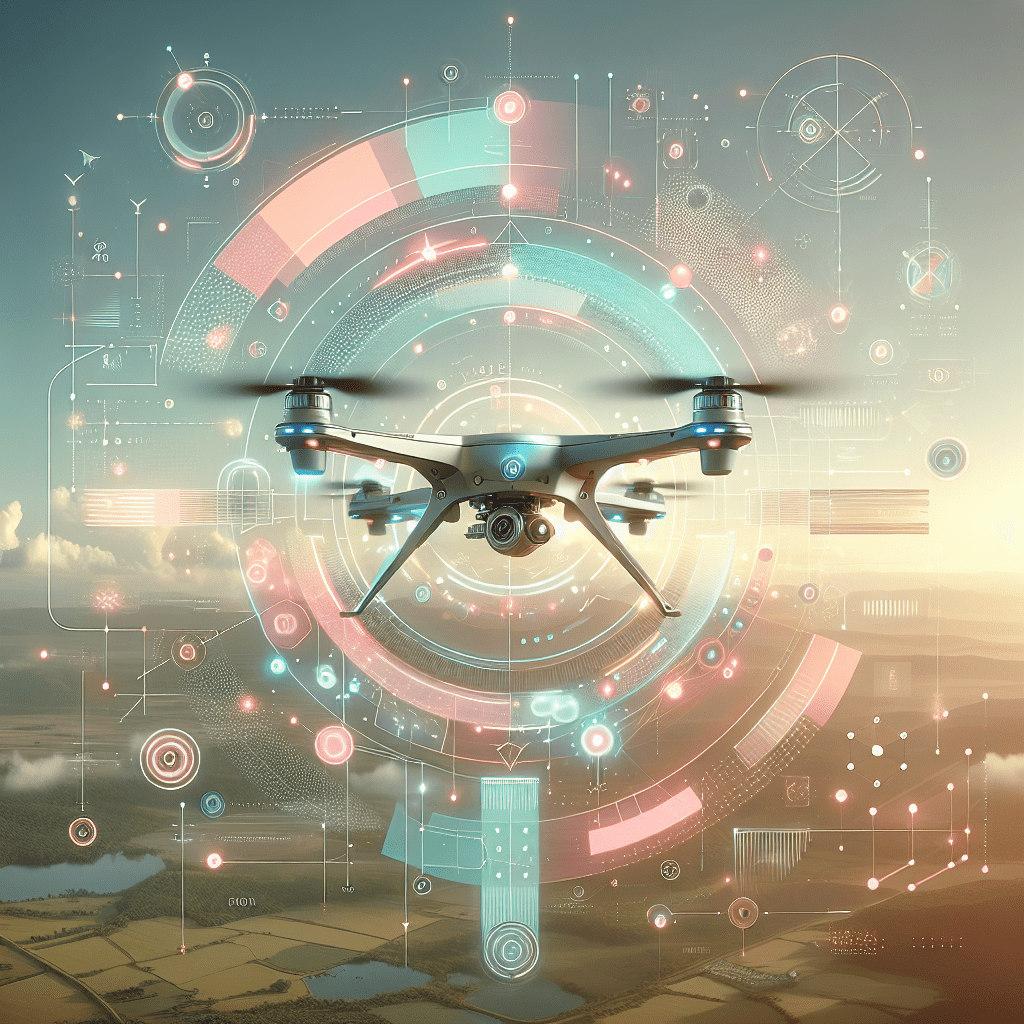 Modern drone demonstrating Obstacle Avoidance using AI and sensors to safely dodge outdoor obstacles during flight.