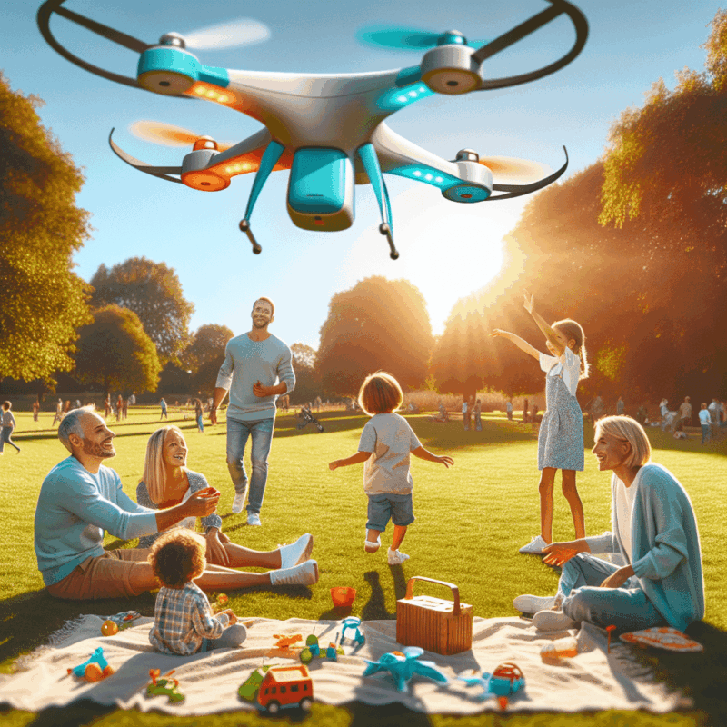 Safe kids drones UK article showcasing Aero 1 Lite in a legal, child-friendly outdoor setting for under-12 pilots.