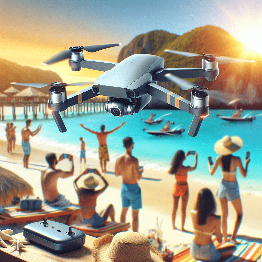 Travel Drone Comparison showing Aero 3 Lite vs Aero 1 Lite in a holiday setting, capturing scenic moments effortlessly