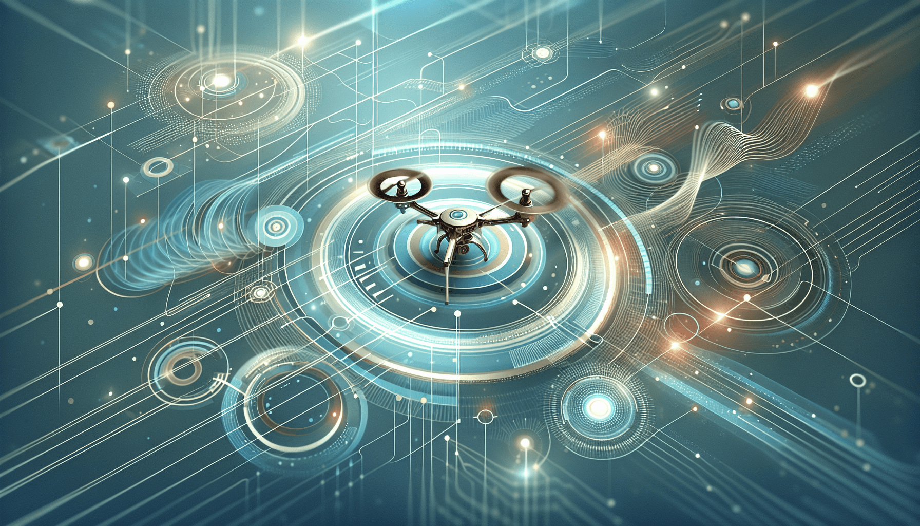 Illustration showing how crash-resistant drone features protect kids, including flexible frame and propeller guards.