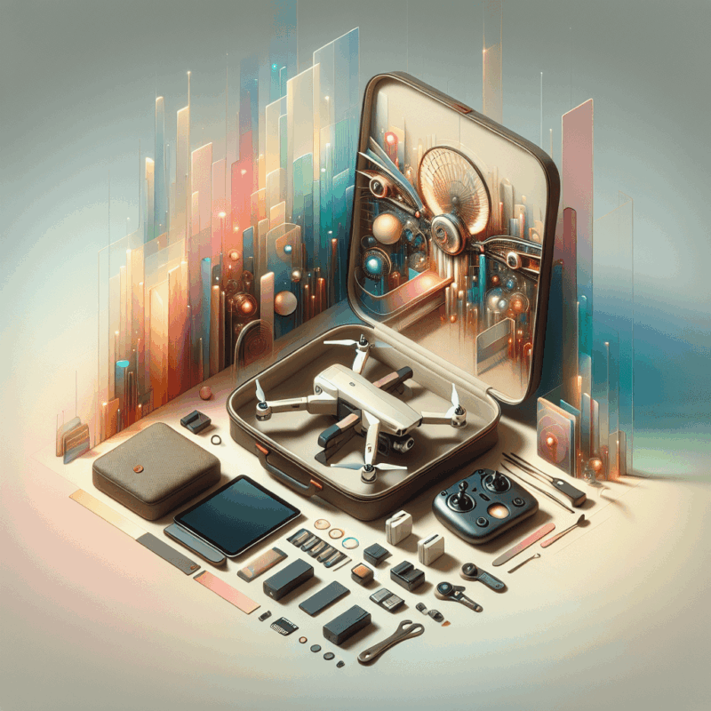 Compact Aero3 Lite drone packed in a carry-on case with checklist items like batteries, controller, and memory card — packing travel drone tips.