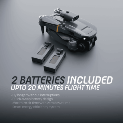 Charging green Aero1 Lite drone battery with USB-C cable